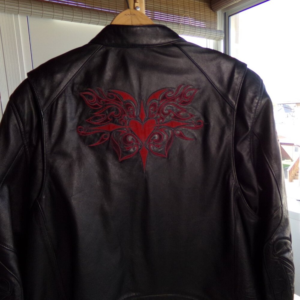 Harley Davidson Women's Leather Jacket Large - Picture 6 of 16